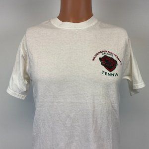 Washington University St Louis Bears Tennis T Shirt NCAA College Size S